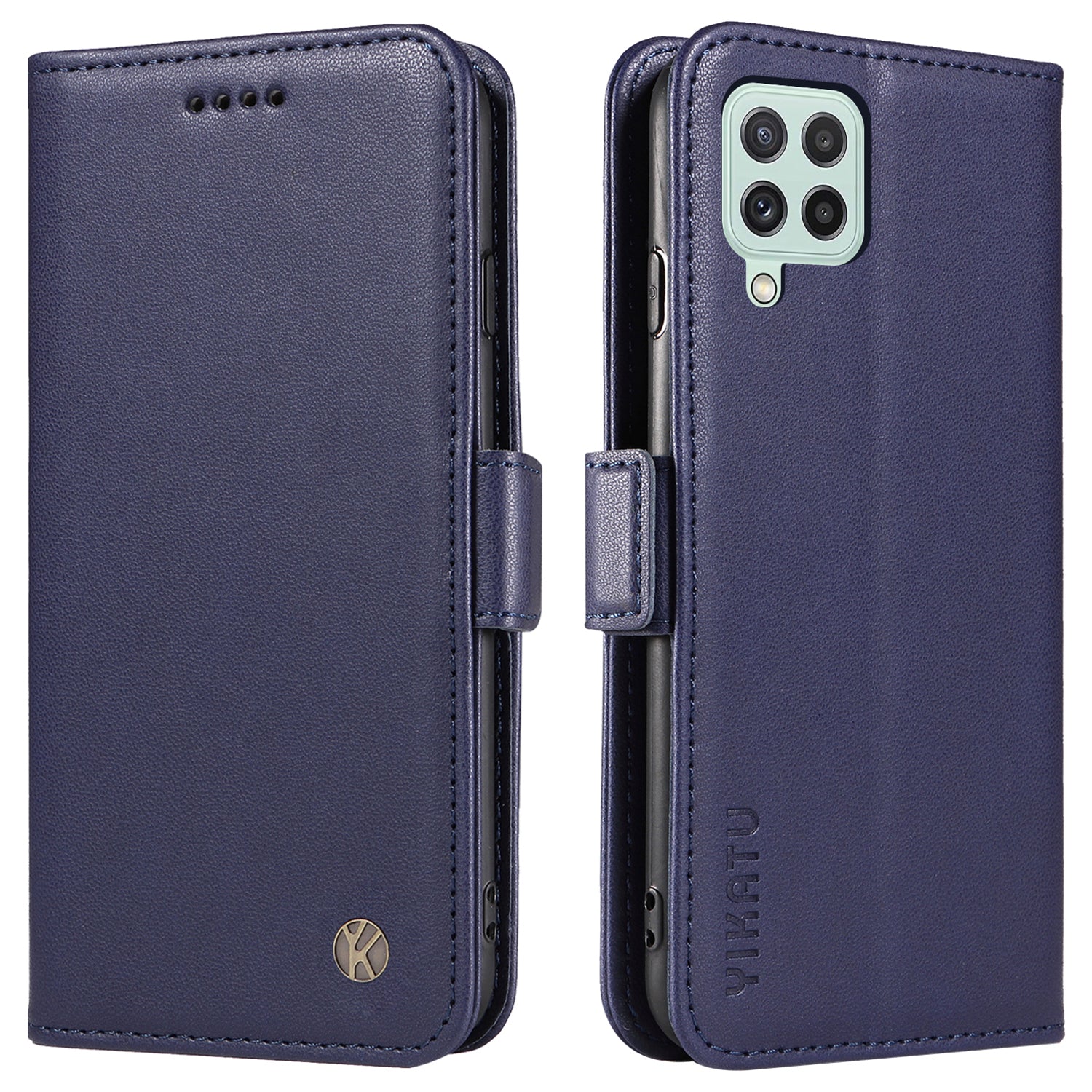 YIKATU YK-003 For Samsung Galaxy A22 4G (EU Version) / M22 / M32 (Global Version) 4G PU Leather Stand Phone Cover Wallet Case YIKATU YK-003 For Samsung Galaxy A22 4G (EU Version) / M22 / M32 (Global Version) 4G PU Leather Stand Phone Cover Wallet Case